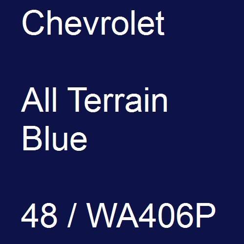 Chevrolet, All Terrain Blue, 48 / WA406P.